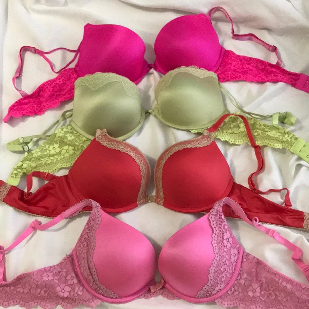 Aerie 34B push up bras. Maddie Scarlet Emma